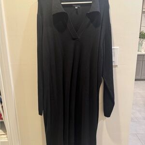 Universal Standard Charcoal Long Sleeve Dress